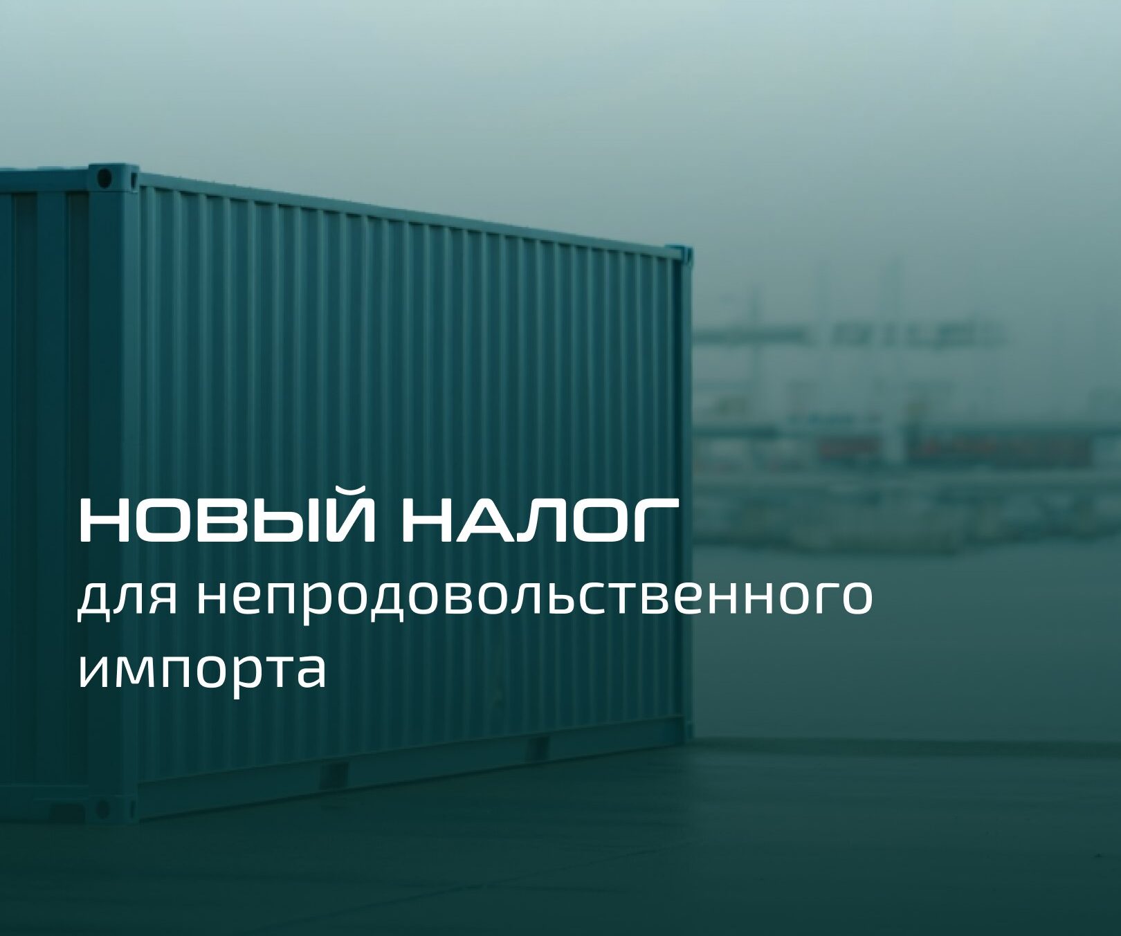 Новый налог для непродовольственного импорта: что обсуждают и зачем